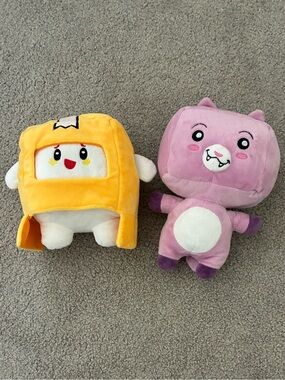 Lankybox plush set